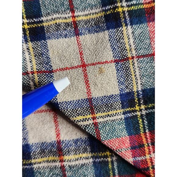 Vtg Pendleton 60s Country Traditionals Men Wool Flannel Plaid Button Up Shirt M - Picture 10 of 10